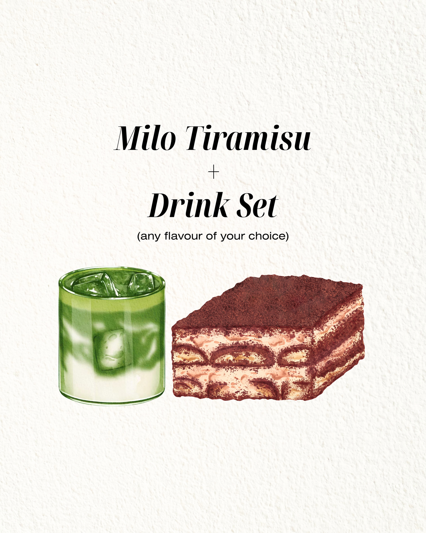 Milo Misu + Drink Set
