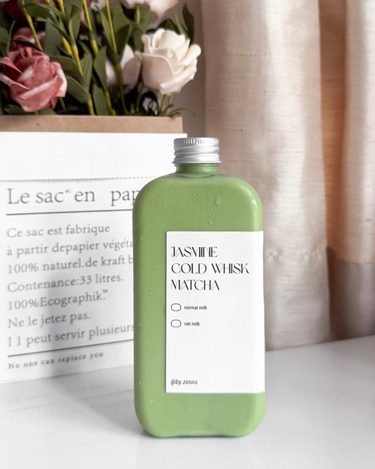 Jasmine Cold Whisked Matcha Latte