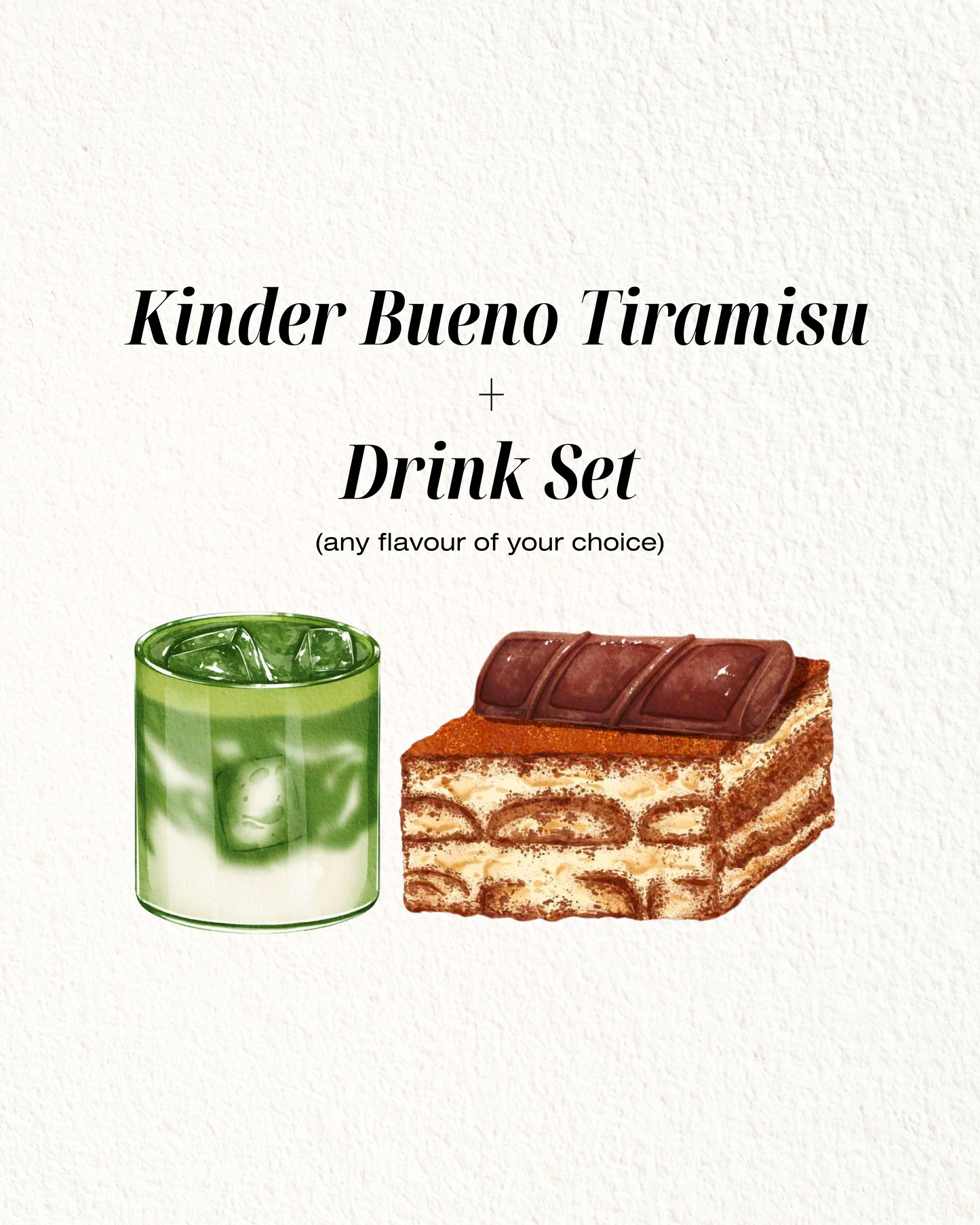 Kinder Bueno Misu + Drink Set